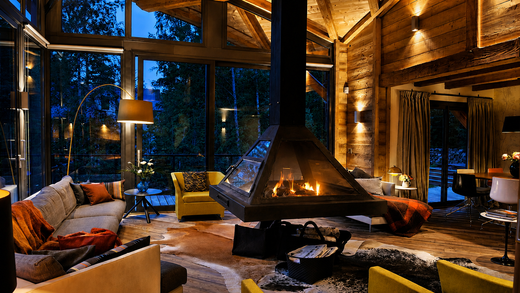 Cinematic chalet