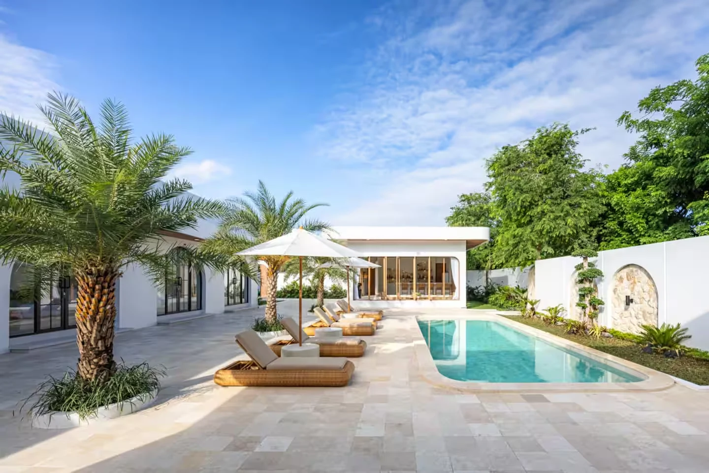 Original Bali villa pool photograph